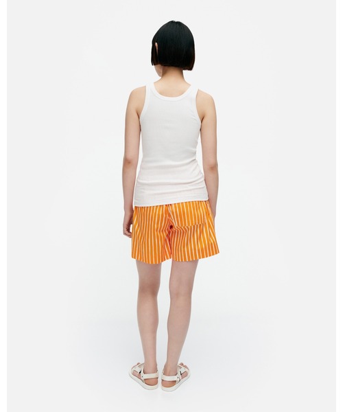 marimekko(マリメッコ)の「【kioski】Unikko / Kedol Placement rib top(Tシャツ/カットソー・レディース・ホワイト/ネイビー・SMALL/MEDIUM/LARGE/X-SMALL)」の9枚目の写真