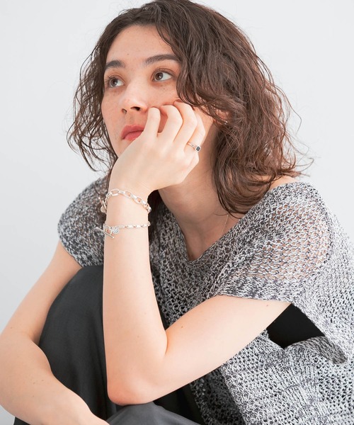 PHILIPPE AUDIBERT（フィリップ オーディベール）の「PHILIPPE AUDIBERT　Kristen small bracelet（ブレスレット・レディース・シルバー・-）」の5枚目の写真