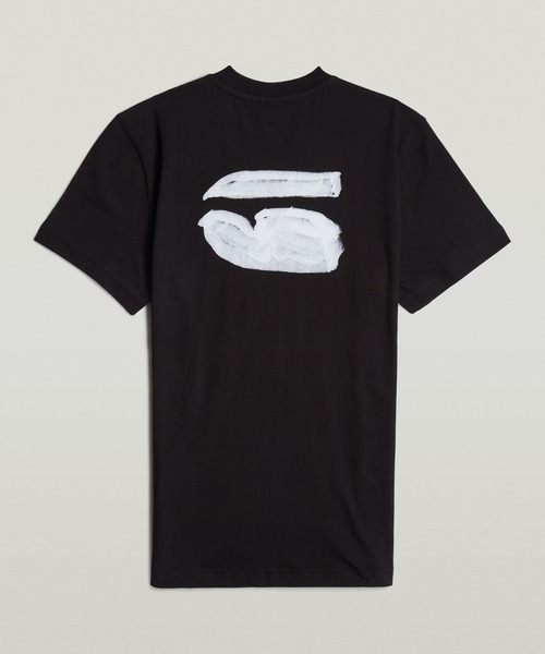 送料込★G-Star★Burger Back 半袖Tシャツ セール】BURGER BACK PRINT T-SHIRT/バックプリントロゴT（T
