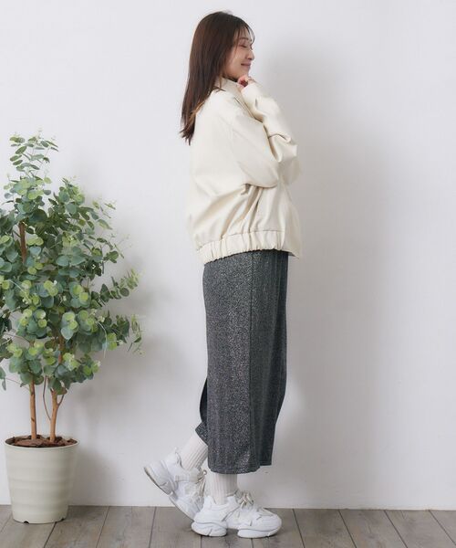 RETRO GIRL（レトロガール）の「ステッチFレザーJK（その他アウター・レディース・ナチュラル/ブラック・FREE）」の6枚目の写真