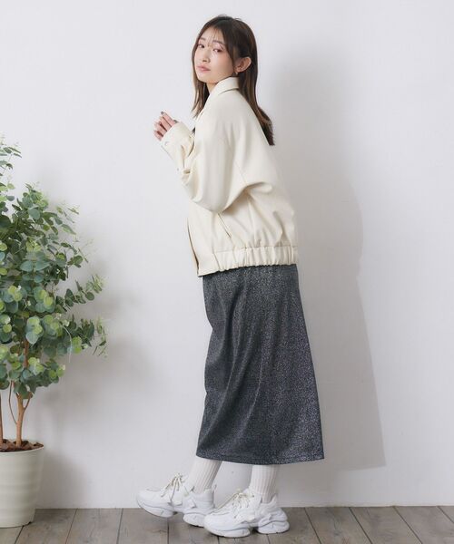 RETRO GIRL（レトロガール）の「ステッチFレザーJK（その他アウター・レディース・ナチュラル/ブラック・FREE）」の7枚目の写真