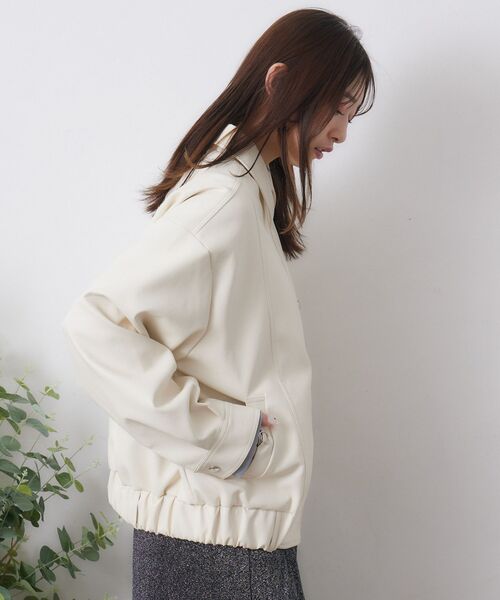 RETRO GIRL（レトロガール）の「ステッチFレザーJK（その他アウター・レディース・ナチュラル/ブラック・FREE）」の10枚目の写真