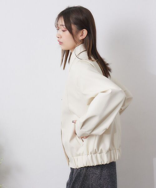 RETRO GIRL（レトロガール）の「ステッチFレザーJK（その他アウター・レディース・ナチュラル/ブラック・FREE）」の11枚目の写真