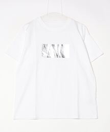 Per sist ence | 綿天竺オーバーサイズ箔プリントＴシャツ(Tシャツ/カットソー)