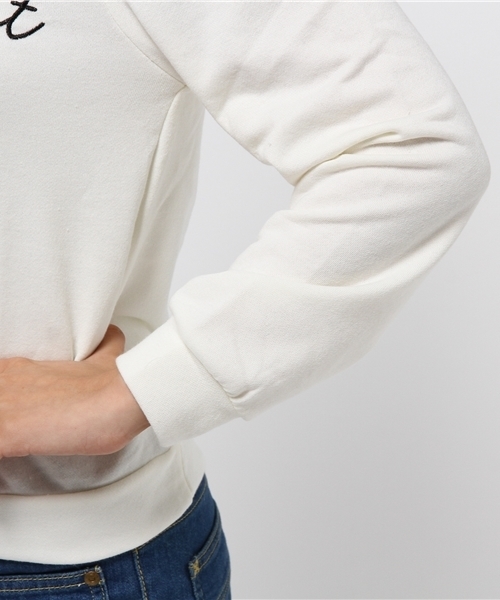 earth music&ecology（アースミュージックアンドエコロジー）の「【付け衿SET】スタンドフリル付け衿プルオーバー（Tシャツ/カットソー・レディース・アイボリー/杢グレー/ネイビー/ピンクベージュ・MEDIUM/SMALL）」の10枚目の写真