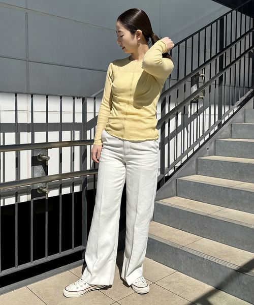 EMILY WEEK/長袖カットソー/--/コットン/BLK/24-070-468-1910-1-0 SISIFILLE/シシフィーユ】別注ロングスリーブカットソー AMELIA
