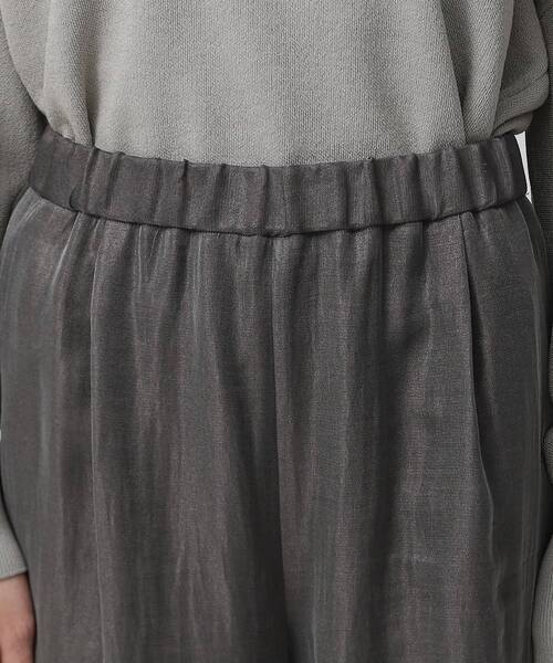 GALLEST（ギャレスト）の「◆シャインリラックスパンツ（その他パンツ・レディース・サンドベージュ/スミクロ/ライトベージュ・38/36）」の4枚目の写真