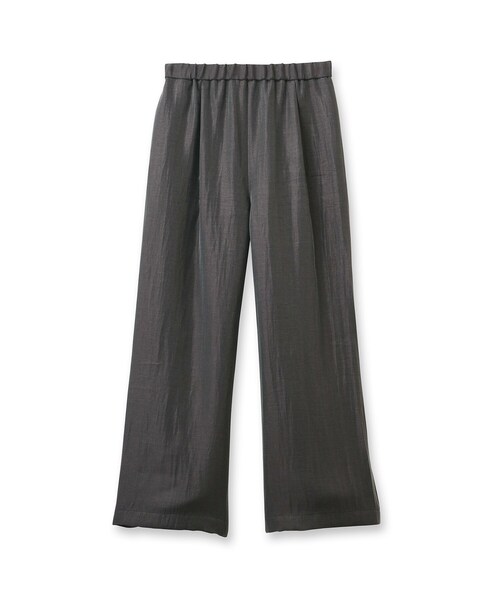 GALLEST（ギャレスト）の「◆シャインリラックスパンツ（その他パンツ・レディース・サンドベージュ/スミクロ/ライトベージュ・38/36）」の5枚目の写真