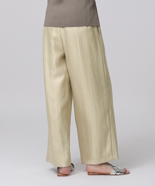 GALLEST（ギャレスト）の「◆シャインリラックスパンツ（その他パンツ・レディース・サンドベージュ/スミクロ/ライトベージュ・38/36）」の13枚目の写真