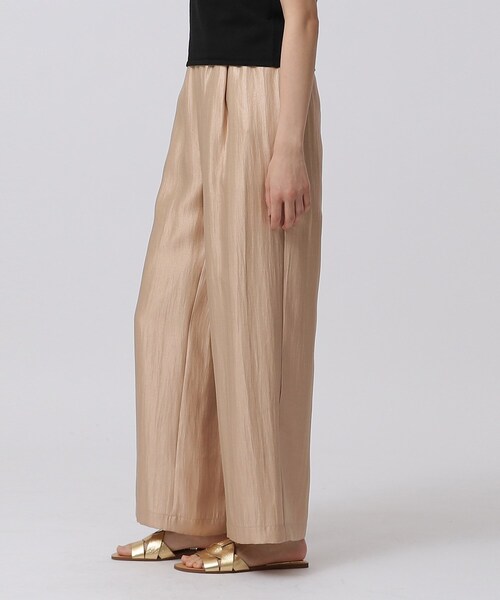 GALLEST（ギャレスト）の「◆シャインリラックスパンツ（その他パンツ・レディース・サンドベージュ/スミクロ/ライトベージュ・38/36）」の15枚目の写真