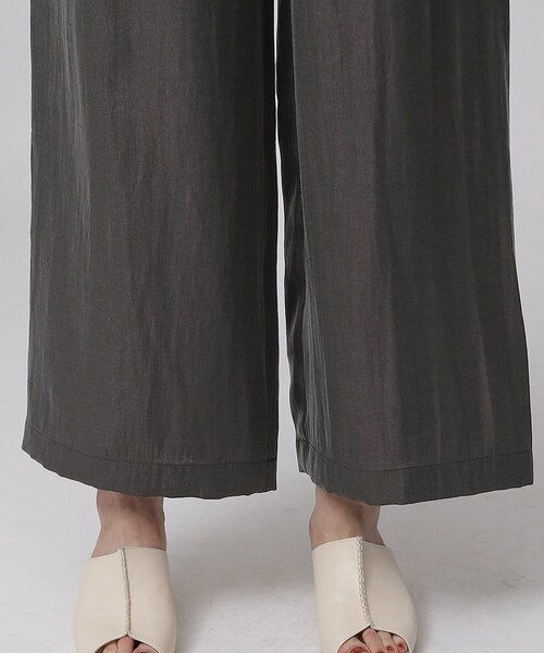 GALLEST（ギャレスト）の「◆シャインリラックスパンツ（その他パンツ・レディース・サンドベージュ/スミクロ/ライトベージュ・38/36）」の21枚目の写真