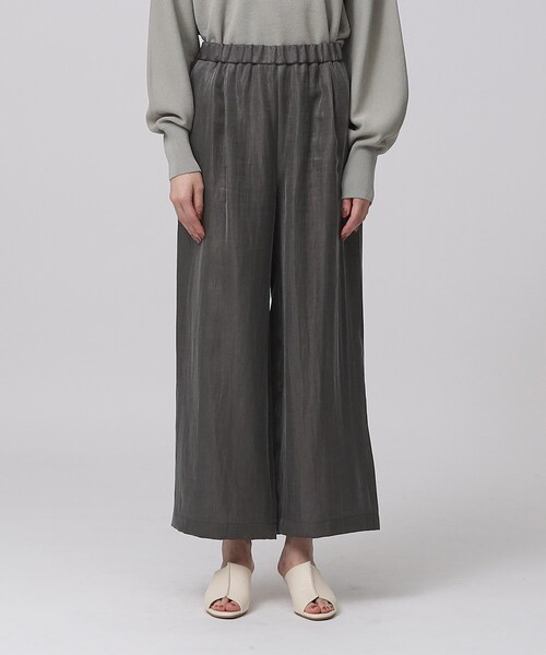 GALLEST（ギャレスト）の「◆シャインリラックスパンツ（その他パンツ・レディース・サンドベージュ/スミクロ/ライトベージュ・38/36）」の22枚目の写真