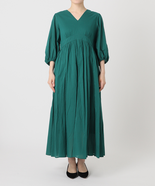 La TOTALITE(ラトータリテ)の「Vネックワンピース(ワンピース・レディース・ブラック/ラベンダー/グリーン・36/38)」の11枚目の写真