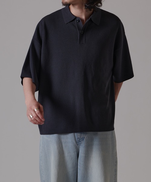 Lui’s BIGニットポロ Lui's（ルイス）の「BIGニットポロ（ニット/セーター）」 - WEAR