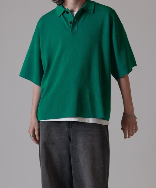 Lui’s BIGニットポロ Lui's（ルイス）の「BIGニットポロ（ニット/セーター）」 - WEAR