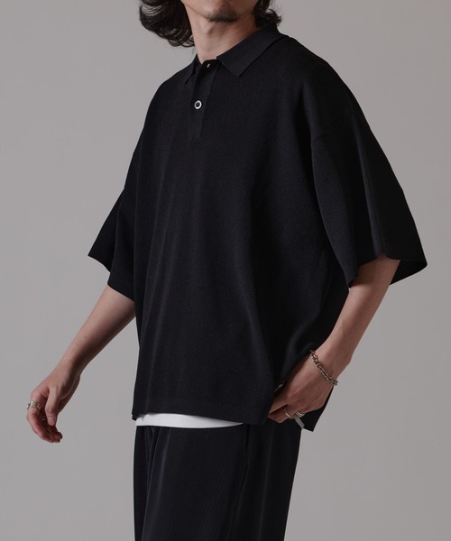 Lui’s BIGニットポロ Lui's（ルイス）の「BIGニットポロ（ニット/セーター）」 - WEAR