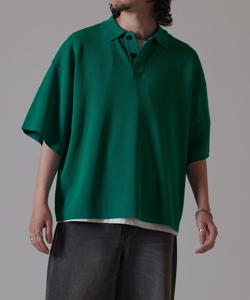 Lui’s BIGニットポロ Lui's（ルイス）の「BIGニットポロ（ニット/セーター）」 - WEAR