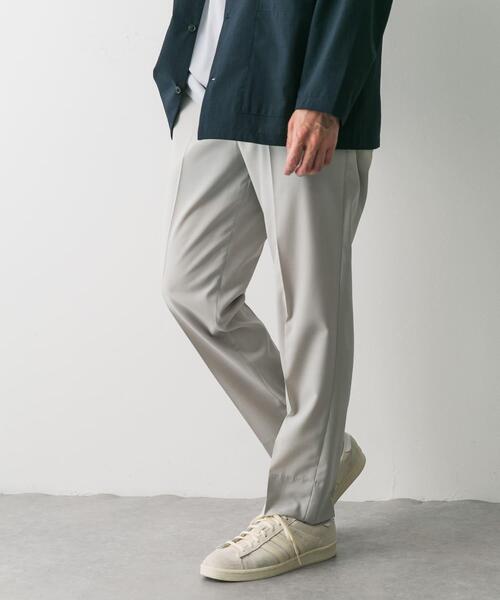 URBAN RESEARCH DOORS(アーバンリサーチドアーズ)の「『吸水速乾/接触冷感/防シワ』FUNCTIONAL イージートラウザー(その他パンツ・メンズ・グレー/ブラック/ブラウン系その他/ネイビー/ライトグレー・SMALL/MEDIUM/LARGE)」の3枚目の写真