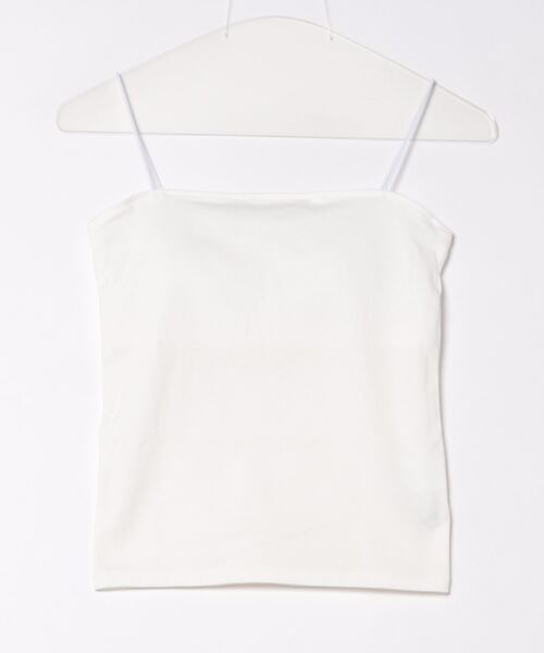 BABYLONE（バビロン）の「ロングベアテレコパット付きキャミ（キャミソール・レディース・オレンジ系その他2/オフホワイト/ブラック・フリー）」の16枚目の写真