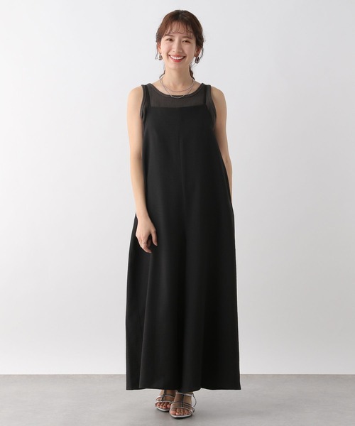 LEPSIM(レプシィム)の「スカーチョサロペット 109728(サロペット/オーバーオール・レディース・ブラック/カーキ/ベージュ・FREE)」の10枚目の写真