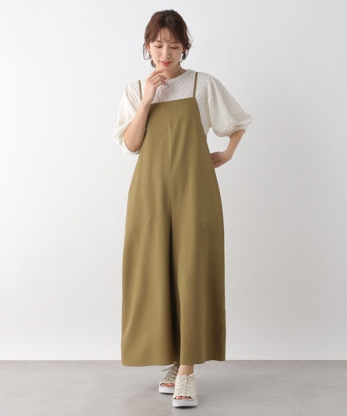 LEPSIM(レプシィム)の「スカーチョサロペット 109728(サロペット/オーバーオール・レディース・ブラック/カーキ/ベージュ・FREE)」の22枚目の写真