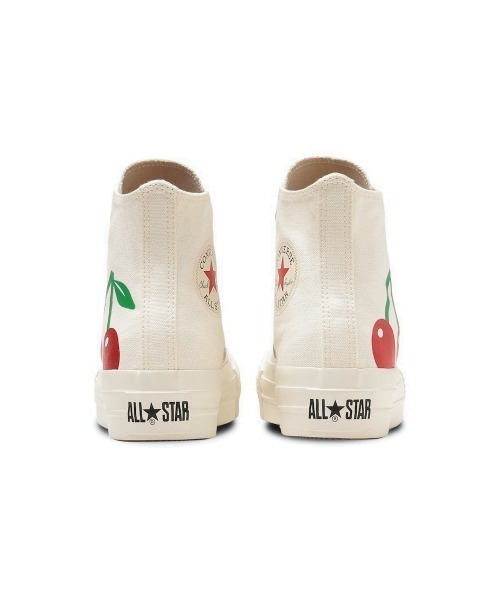 CONVERSE(コンバース)の「CONVERSE ALL STAR PLTS CHERRYPRINT HI(コンバース オール スター PLTS チェリープリント HI)(スニーカー・レディース・ブラック/オフホワイト・23cm/23.5cm/24cm/24.5cm/25cm)」の4枚目の写真