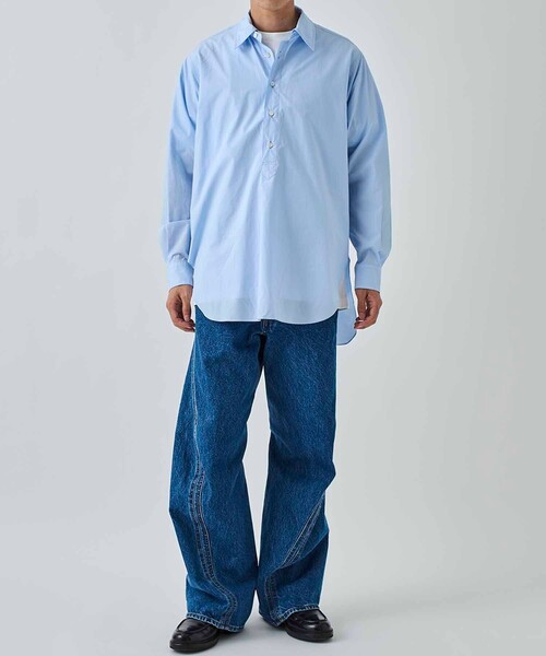 MARKAWARE 長袖シャツ MARKAWARE (マーカウェア)｜COMFORT FIT SHIRT BLACK 正規取扱店