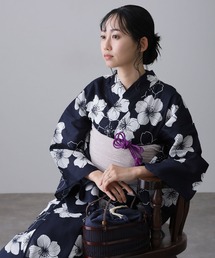 兵児帯 大人」に該当する浴衣（ブルー・ネイビー/青色系