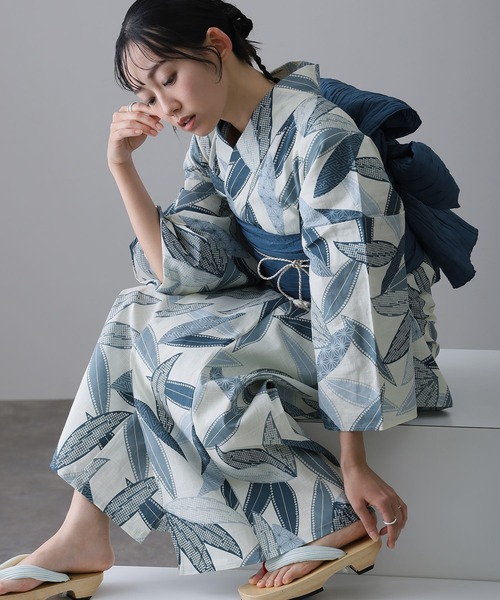 お任せ紫兵児帯つき◆高級綿変わり織り◆涼し古典のユリ浴衣◆大人ゆかた◆新品 セール】大人浴衣2点セット洗える 帯 兵児帯 女性 黒 選べる