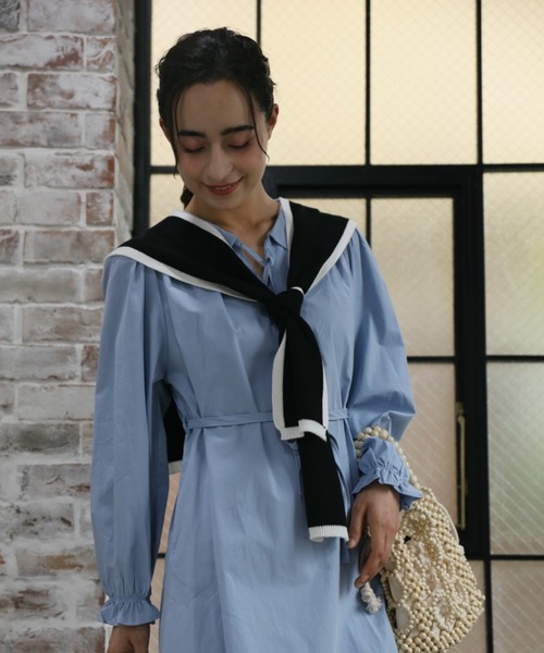 aimoha（アイモハ）の「【Aimoha】飾り襟（付け襟・レディース・グレー/ブラック/ホワイト/グリーン/キャメル・FREE）」の4枚目の写真