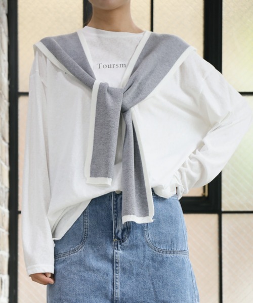 aimoha（アイモハ）の「【Aimoha】飾り襟（付け襟・レディース・グレー/ブラック/ホワイト/グリーン/キャメル・FREE）」の21枚目の写真