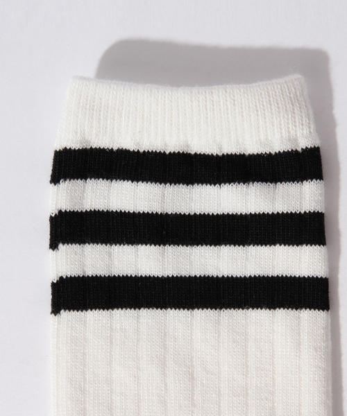 B:MING by BEAMS（ビーミングバイビームス）の「ビーミング by ビームス / WOMENS 3ラインソックス（ソックス/靴下・レディース・ホワイト/レッド系その他/グリーン/ネイビー・ONE SIZE）」の19枚目の写真