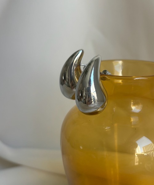 DouDou（ドゥドゥ）の「メタルドロップピアス（ピアス（両耳用）・レディース・ゴールド/シルバー・FREE）」の6枚目の写真