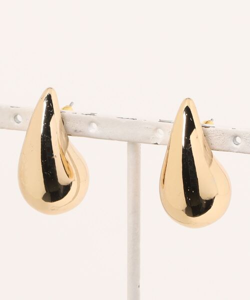 DouDou（ドゥドゥ）の「メタルドロップピアス（ピアス（両耳用）・レディース・ゴールド/シルバー・FREE）」の9枚目の写真