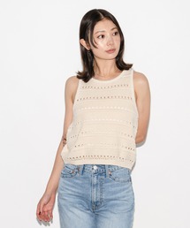 Levi's/リーバイス SUPERBLOOM ノースリーブトップス ベージュ WHITE SWAN