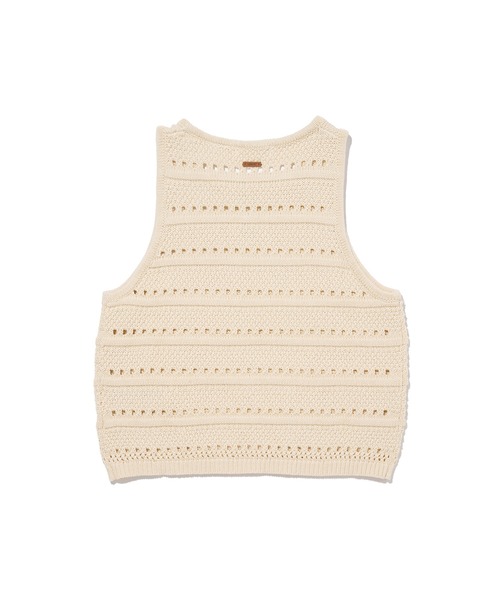 Levi's(リーバイス)の「Levi's/リーバイス SUPERBLOOM ノースリーブトップス ベージュ WHITE SWAN(ニット/セーター・レディース・ホワイト・S/M/XS)」の4枚目の写真