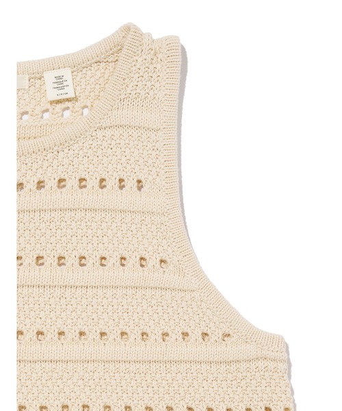 Levi's(リーバイス)の「Levi's/リーバイス SUPERBLOOM ノースリーブトップス ベージュ WHITE SWAN(ニット/セーター・レディース・ホワイト・S/M/XS)」の6枚目の写真