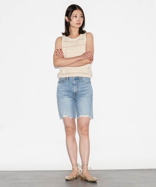 Levi's(リーバイス)の「Levi's/リーバイス SUPERBLOOM ノースリーブトップス ベージュ WHITE SWAN(ニット/セーター・レディース・ホワイト・S/M/XS)」の11枚目の写真
