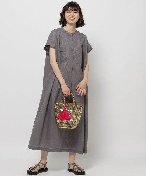 niko and...(ニコアンド)の「キラキラリップストップワンピース(ワンピース・レディース・ライトグレー/イエロー/チャコール・FREE)」の22枚目の写真