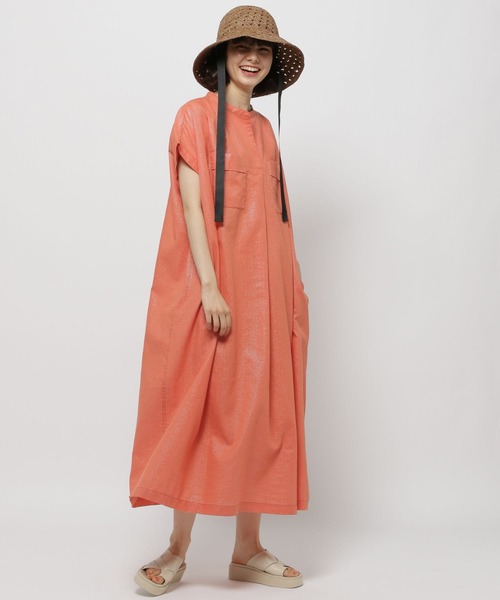 niko and...(ニコアンド)の「キラキラリップストップワンピース(ワンピース・レディース・ライトグレー/イエロー/チャコール・FREE)」の5枚目の写真