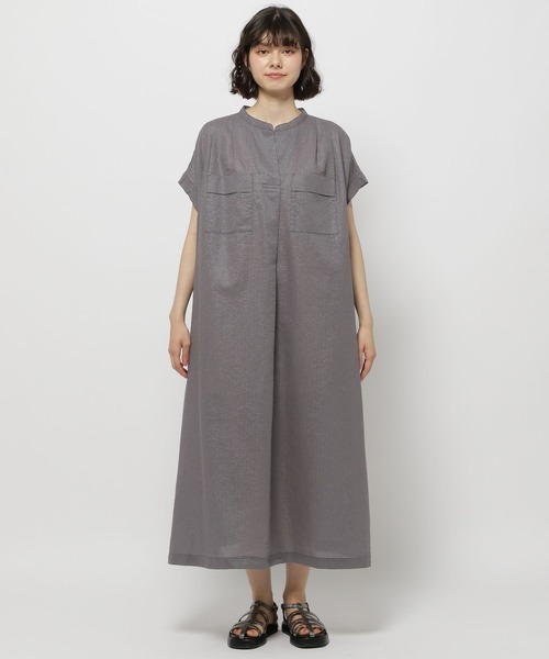 niko and...(ニコアンド)の「キラキラリップストップワンピース(ワンピース・レディース・ライトグレー/イエロー/チャコール・FREE)」の7枚目の写真