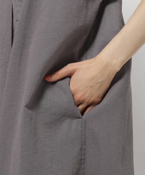 niko and...(ニコアンド)の「キラキラリップストップワンピース(ワンピース・レディース・ライトグレー/イエロー/チャコール・FREE)」の12枚目の写真