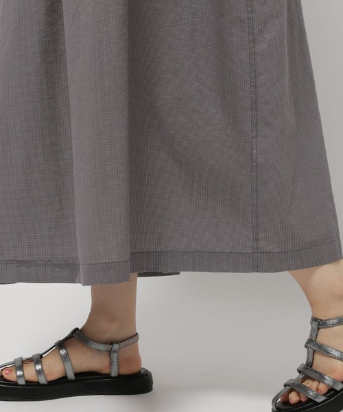 niko and...(ニコアンド)の「キラキラリップストップワンピース(ワンピース・レディース・ライトグレー/イエロー/チャコール・FREE)」の13枚目の写真