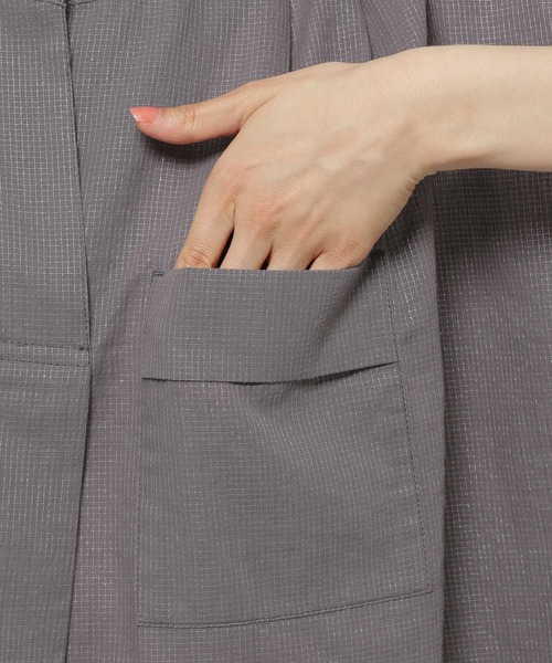 niko and...(ニコアンド)の「キラキラリップストップワンピース(ワンピース・レディース・ライトグレー/イエロー/チャコール・FREE)」の14枚目の写真