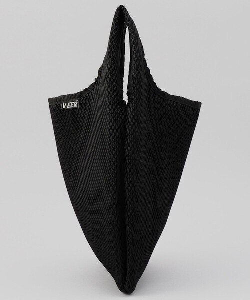 KiU(キウ)の「KiU/キウ FULL REFLECTOR MESH TOTE BAG/フルリフレクターメッシュトートバッグ(トートバッグ・メンズ・グレー/ブラック・ONE SIZE)」の18枚目の写真