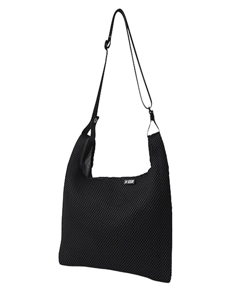KiU(キウ)の「KiU/キウ FULL REFLECTOR MESH TOTE BAG/フルリフレクターメッシュトートバッグ(トートバッグ・メンズ・グレー/ブラック・ONE SIZE)」の16枚目の写真
