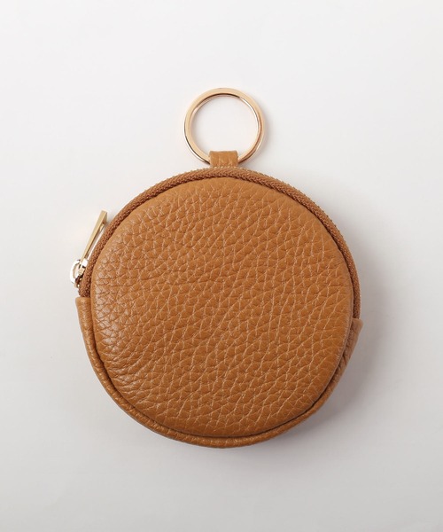 mieno（ミエノ）の「[mieno] spira 本革レザー ミニポーチ コインケース（コインケース・レディース・ブラック/ライトベージュ/ピンク/キャメル/ターコイズブルー/イエロー/ミント/ベビーピンク/グレー・FREE）」の17枚目の写真