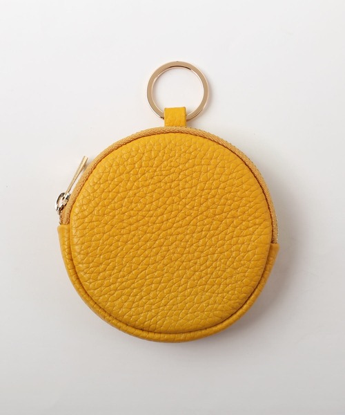 mieno（ミエノ）の「[mieno] spira 本革レザー ミニポーチ コインケース（コインケース・レディース・ブラック/ライトベージュ/ピンク/キャメル/ターコイズブルー/イエロー/ミント/ベビーピンク/グレー・FREE）」の20枚目の写真