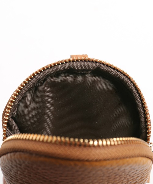 mieno（ミエノ）の「[mieno] spira 本革レザー ミニポーチ コインケース（コインケース・レディース・ブラック/ライトベージュ/ピンク/キャメル/ターコイズブルー/イエロー/ミント/ベビーピンク/グレー・FREE）」の12枚目の写真