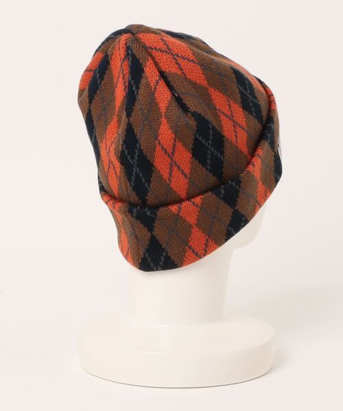 ニューエラ ニット帽 カフニット チェック（ニットキャップ